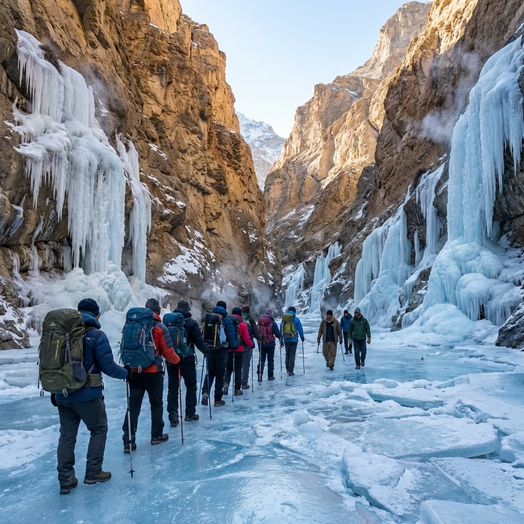 Chadar Trek: The Frozen River